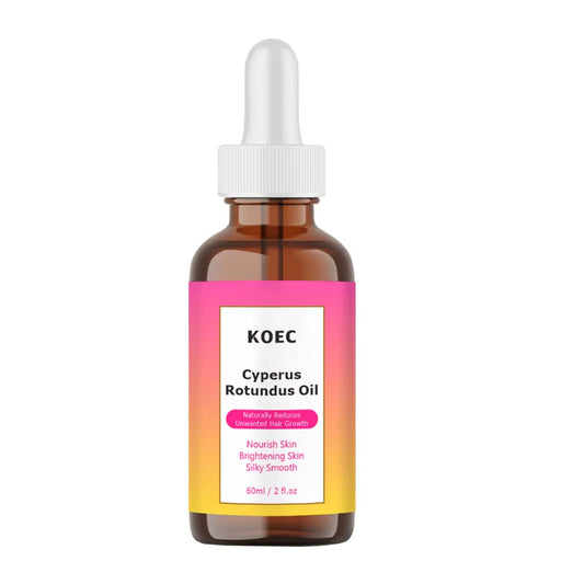 KOEC Cyperus Rotundus Oil for Hair Removal Reducing Armpit Legs Arms Body Hair Inhibitor Smooth Body Skin Hair Removal Oil